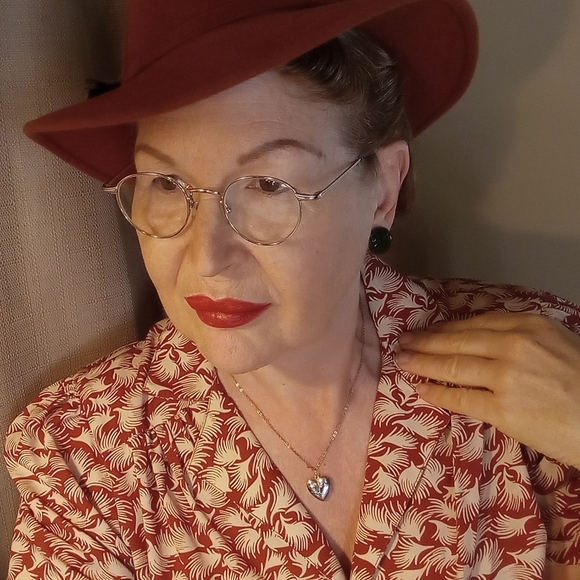 Rock N Romance Charlene Cinnamon Wisp Shirt Dress UK18 US14 - Picture 5 of 5